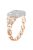 Watch Strap for Apple Watch Series 10 42mm / 9 8 7 41mm / SE (2023) SE (2022) SE 6 5 4 40mm / 3 2 1 38mm Butterfly Rhinestone Decor Stainless Steel Wristband - Rose Gold