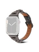 Watch Strap for Apple Watch Series 10 42mm / 9 8 7 41mm / SE (2023) SE (2022) SE 6 5 4 40mm / 3 2 1 38mm Butterfly Watch Band - Black / Black Buckle