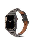 Watch Strap for Apple Watch Series 10 42mm / 9 8 7 41mm / SE (2023) SE (2022) SE 6 5 4 40mm / 3 2 1 38mm Butterfly Watch Band - Black / Black Buckle