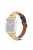 Watch Strap for Apple Watch Series 10 42mm / 9 8 7 41mm / SE (2023) SE (2022) SE 6 5 4 40mm / 3 2 1 38mm Butterfly Watch Band - Black / Gold Buckle