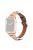 Watch Strap for Apple Watch Series 10 42mm / 9 8 7 41mm / SE (2023) SE (2022) SE 6 5 4 40mm / 3 2 1 38mm Butterfly Watch Band - Tan / Rose Gold Buckle