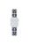 Watch Strap for Apple Watch Series 10 42mm / 9 8 7 41mm / SE (2023) SE (2022) SE 6 5 4 40mm / 3 2 1 38mm Chain Style Watch Band - Silver+Dark Denim