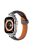 Watch Strap for Apple Watch Series 10 42mm / 9 8 7 41mm / SE (2023) SE (2022) SE 6 5 4 40mm / 3 2 1 38mm Crazy Horse Texture Band - Black+Black Buckle