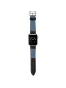 Watch Strap for Apple Watch Series 10 42mm / 9 8 7 41mm / SE (2023) SE (2022) SE 6 5 4 40mm / 3 2 1 38mm Denim Wristband - Baby Blue+Black