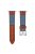 Watch Strap for Apple Watch Series 10 42mm / 9 8 7 41mm / SE (2023) SE (2022) SE 6 5 4 40mm / 3 2 1 38mm Denim Wristband - Baby Blue+Brown