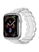 Watch Strap for Apple Watch Series 10 42mm / 9 8 7 41mm / SE (2023) SE (2022) SE 6 5 4 40mm / 3 2 1 38mm Elastic Band Bracelet - Transparent