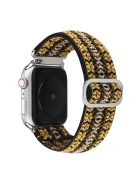 Watch Strap for Apple Watch Series 10 42mm / 9 8 7 41mm / SE (2023) SE (2022) SE 6 5 4 40mm / 3 2 1 38mm Elastic Nylon Braided Watch Band - Style K