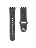 Watch Strap for Apple Watch Series 10 42mm / 9 8 7 41mm / SE (2023) SE (2022) SE 6 5 4 40mm / 3 2 1 38mm Genuine Cow Leather Watch Band - Grey