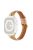 Watch Strap for Apple Watch Series 10 42mm / 9 8 7 41mm / SE (2023) SE (2022) SE 6 5 4 40mm / 3 2 1 38mm Genuine Cow Leather Watch Straps - Light Pink / Gold Buckle