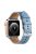 Watch Strap for Apple Watch Series 10 42mm / 9 8 7 41mm / SE (2023) SE (2022) SE 6 5 4 40mm / 3 2 1 38mm Genuine Leather Watch Band - Blue