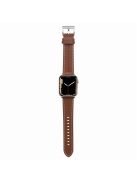 Watch Strap for Apple Watch Series 10 42mm / 9 8 7 41mm / SE (2023) SE (2022) SE 6 5 4 40mm / 3 2 1 38mm Genuine Leather Watch Band - Brown