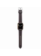 Watch Strap for Apple Watch Series 10 42mm / 9 8 7 41mm / SE (2023) SE (2022) SE 6 5 4 40mm / 3 2 1 38mm Genuine Leather Watch Band - Coffee