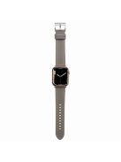 Watch Strap for Apple Watch Series 10 42mm / 9 8 7 41mm / SE (2023) SE (2022) SE 6 5 4 40mm / 3 2 1 38mm Genuine Leather Watch Band - Grey