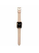 Watch Strap for Apple Watch Series 10 42mm / 9 8 7 41mm / SE (2023) SE (2022) SE 6 5 4 40mm / 3 2 1 38mm Genuine Leather Watch Band - Light Pink