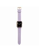 Watch Strap for Apple Watch Series 10 42mm / 9 8 7 41mm / SE (2023) SE (2022) SE 6 5 4 40mm / 3 2 1 38mm Genuine Leather Watch Band - Purple