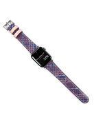 Watch Strap for Apple Watch Series 10 42mm / 9 8 7 41mm / SE (2023) SE (2022) SE 6 5 4 40mm / 3 2 1 38mm Leather Band - Purple