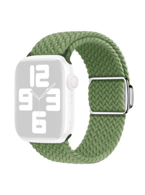 Watch Strap for Apple Watch Series 10 42mm / 9 8 7 41mm / SE (2023) SE (2022) SE 6 5 4 40mm / 3 2 1 38mm Magnetic Buckle Watch Band - Green