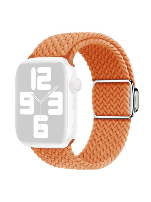 Watch Strap for Apple Watch Series 10 42mm / 9 8 7 41mm / SE (2023) SE (2022) SE 6 5 4 40mm / 3 2 1 38mm Magnetic Buckle Watch Band - Orange