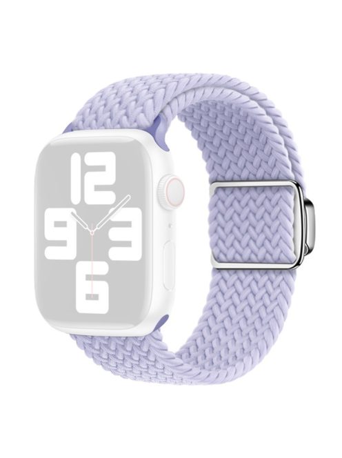 Watch Strap for Apple Watch Series 10 42mm / 9 8 7 41mm / SE (2023) SE (2022) SE 6 5 4 40mm / 3 2 1 38mm Magnetic Buckle Watch Band - Purple