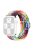 Watch Strap for Apple Watch Series 10 42mm / 9 8 7 41mm / SE (2023) SE (2022) SE 6 5 4 40mm / 3 2 1 38mm Magnetic Buckle Watch Band - Rainbow