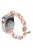 Watch Strap for Apple Watch Series 10 42mm / 9 8 7 41mm / SE (2023) SE (2022) SE 6 5 4 40mm / 3 2 1 38mm Magnetic Chain Wrist Band - Pink