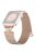 Watch Strap for Apple Watch Series 10 42mm / 9 8 7 41mm / SE (2023) SE (2022) SE 6 5 4 40mm / 3 2 1 38mm Magnetic Milanese Wrist Band Rhinestones D-Shape Design Stainless Steel Strap - Rose Gold