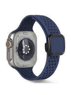   Watch Strap for Apple Watch Series 10 42mm / 9 8 7 41mm / SE (2023) SE (2022) SE 6 5 4 40mm / 3 2 1 38mm Magnetic Silicone Band - Midnight Blue