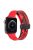 Watch Strap for Apple Watch Series 10 42mm / 9 8 7 41mm / SE (2023) SE (2022) SE 6 5 4 40mm / 3 2 1 38mm Magnetic Watch Band Camo Silicone Watch Strap - Red