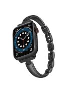 Watch Strap for Apple Watch Series 10 42mm / 9 8 7 41mm / SE (2023) SE (2022) SE 6 5 4 40mm / 3 2 1 38mm Metal Wrist Band - Black