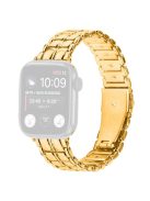 Watch Strap for Apple Watch Series 10 42mm / 9 8 7 41mm / SE (2023) SE (2022) SE 6 5 4 40mm / 3 2 1 38mm Metal Wrist Strap - Gold