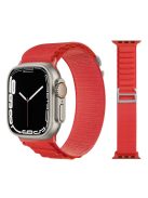 Watch Strap for Apple Watch Series 10 42mm / 9 8 7 41mm / SE (2023) SE (2022) SE 6 5 4 40mm / 3 2 1 38mm Nylon Watch Band Plastic Buckle -  Red