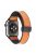 Watch Strap for Apple Watch Series 10 42mm / 9 8 7 41mm / SE (2023) SE (2022) SE 6 5 4 40mm / 3 2 1 38mm PU+Silicone Watch Strap Magnetic Folding Buckle Watch Band - Orange