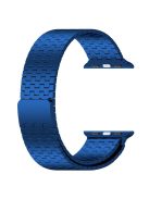 Watch Strap for Apple Watch Series 10 42mm / 9 8 7 41mm / SE (2023) SE (2022) SE 6 5 4 40mm / 3 2 1 38mm Replacement Band Magnetic Stainless Steel Strap - Blue