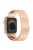 Watch Strap for Apple Watch Series 10 42mm / 9 8 7 41mm / SE (2023) SE (2022) SE 6 5 4 40mm / 3 2 1 38mm Replacement Band Magnetic Stainless Steel Strap - Rose Gold