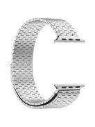 Watch Strap for Apple Watch Series 10 42mm / 9 8 7 41mm / SE (2023) SE (2022) SE 6 5 4 40mm / 3 2 1 38mm Replacement Band Magnetic Stainless Steel Strap - Silver