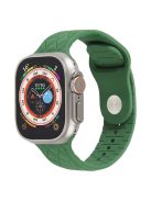 Watch Strap for Apple Watch Series 10 42mm / 9 8 7 41mm / SE (2023) SE (2022) SE 6 5 4 40mm / 3 2 1 38mm Replacement Watch Strap Textured Silicone Watchband - Army Green