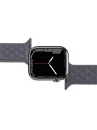 Watch Strap for Apple Watch Series 10 42mm / 9 8 7 41mm / SE (2023) SE (2022) SE 6 5 4 40mm / 3 2 1 38mm Replacement Watch Strap Textured Silicone Watchband - Black