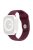 Watch Strap for Apple Watch Series 10 42mm / 9 8 7 41mm / SE (2023) SE (2022) SE 6 5 4 40mm / 3 2 1 38mm Replacement Watch Strap Textured Silicone Watchband - Wine Red