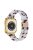 Watch Strap for Apple Watch Series 10 42mm / 9 8 7 41mm / SE (2023) SE (2022) SE 6 5 4 40mm / 3 2 1 38mm Resin Watch Band Bracelet - Coffee+White