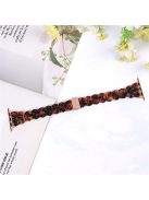 Watch Strap for Apple Watch Series 10 42mm / 9 8 7 41mm / SE (2023) SE (2022) SE 6 5 4 40mm / 3 2 1 38mm Resin Watch Band Quick Release - Tortoiseshell Color