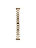 Watch Strap for Apple Watch Series 10 42mm / 9 8 7 41mm / SE (2023) SE (2022) SE 6 5 4 40mm / 3 2 1 38mm Ring Chain Metal Wrist Band - Gold