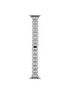 Watch Strap for Apple Watch Series 10 42mm / 9 8 7 41mm / SE (2023) SE (2022) SE 6 5 4 40mm / 3 2 1 38mm Ring Chain Metal Wrist Band - Silver