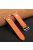 Watch Strap for Apple Watch Series 10 42mm / 9 8 7 41mm / SE (2023) SE (2022) SE 6 5 4 40mm / 3 2 1 38mm Rivet Decor Watch Band Genuine Cow Leather Strap - Orange