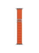 Watch Strap for Apple Watch Series 10 42mm / 9 8 7 41mm / SE (2023) SE (2022) SE 6 5 4 40mm / 3 2 1 38mm Silicone Adjustable Loop Band - Orange