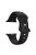 Watch Strap for Apple Watch Series 10 42mm / 9 8 7 41mm / SE (2023) SE (2022) SE 6 5 4 40mm / 3 2 1 38mm Silicone Band Engraved Watch Strap - Black