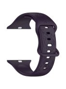 Watch Strap for Apple Watch Series 10 42mm / 9 8 7 41mm / SE (2023) SE (2022) SE 6 5 4 40mm / 3 2 1 38mm Silicone Watch Band - Dark Cherry