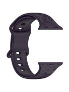 Watch Strap for Apple Watch Series 10 42mm / 9 8 7 41mm / SE (2023) SE (2022) SE 6 5 4 40mm / 3 2 1 38mm Silicone Watch Band - Dark Cherry