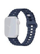 Watch Strap for Apple Watch Series 10 42mm / 9 8 7 41mm / SE (2023) SE (2022) SE 6 5 4 40mm / 3 2 1 38mm Silicone Watch Band - Indigo Blue