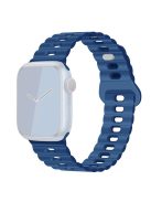 Watch Strap for Apple Watch Series 10 42mm / 9 8 7 41mm / SE (2023) SE (2022) SE 6 5 4 40mm / 3 2 1 38mm Silicone Watch Band - Midnight Blue