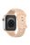 Watch Strap for Apple Watch Series 10 42mm / 9 8 7 41mm / SE (2023) SE (2022) SE 6 5 4 40mm / 3 2 1 38mm Silicone Watch Band - Milk Tea